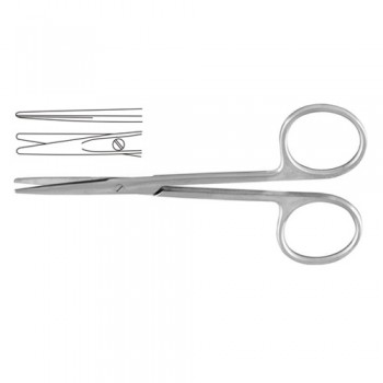 Strabismus Scissor Straight Stainless Steel, 11.5 cm - 4 1/2"